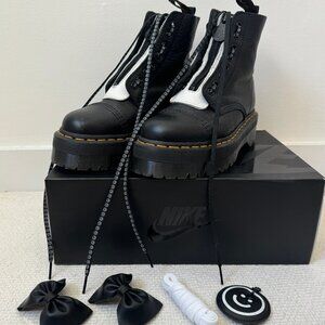 DR MARTENS Sinclair Lazy Oaf Leather Platform Boots